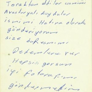 Postkarte von zuhause